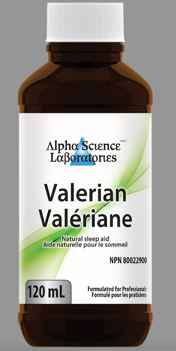 Alpha Science Laboratories Valerian (120mL) - Natural Sleep Aid