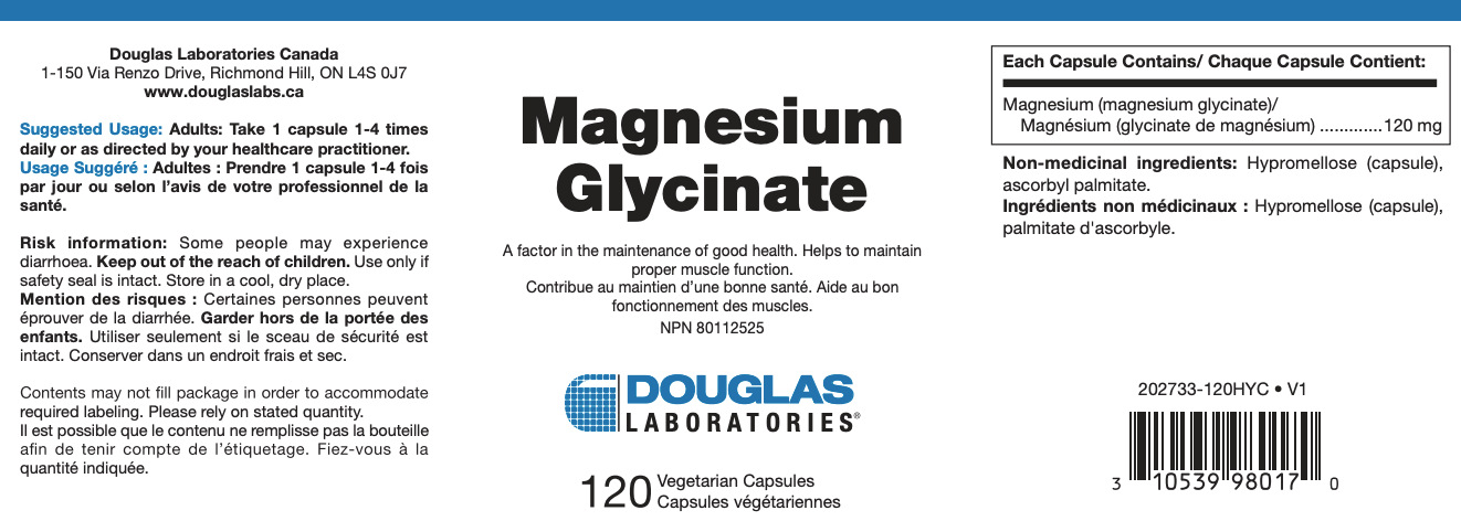 Douglas Laboratories Magnesium Glycinate (120 capsules)
