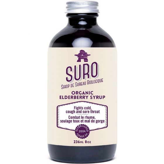 SURO® Organic Elderberry Syrups Adult (118ml & 236ml)