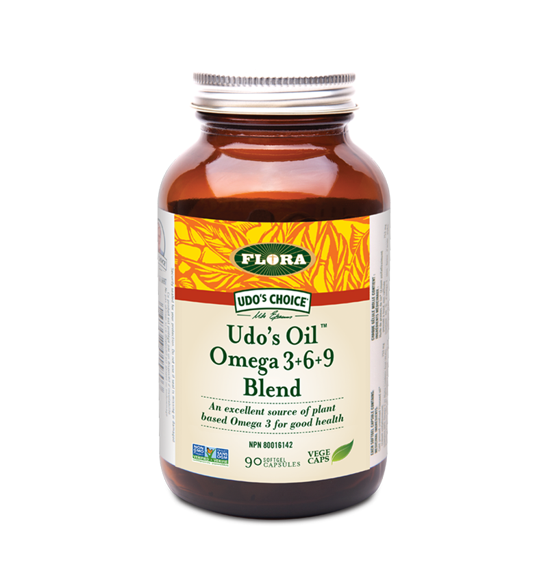 Flora Udo's Oil Omega 3+6+9 混合油（90 粒軟膠囊）