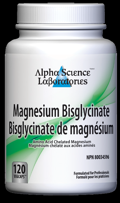 Alpha Science Laboratories Magnesium Bisglycinate (120 vcaps)
