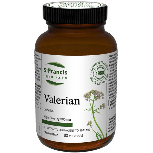St Francis Herb Farm Valerian Capsules - 60 vegicapsules
