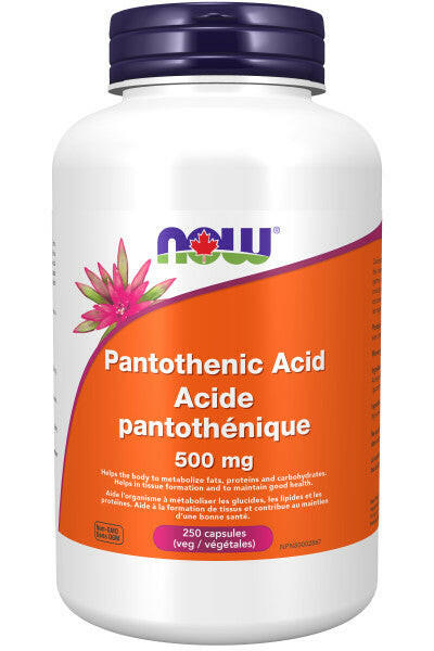 Pantothenic Acid 500mg (250vcap)