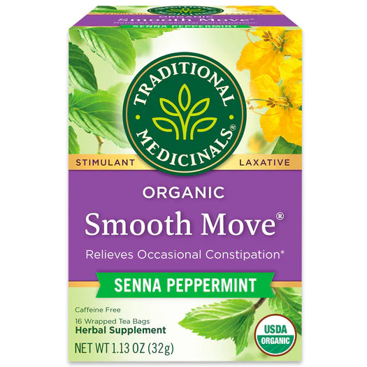Traditional Medicinals Smooth Move®Tea with peppermint (16 bags)