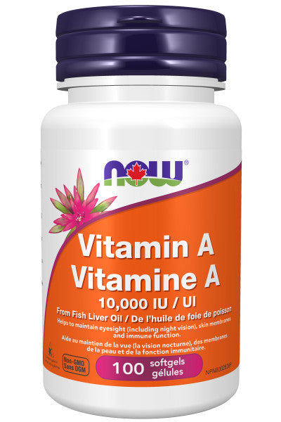 Now Vitamin A 10,000 IU (100 sgel)