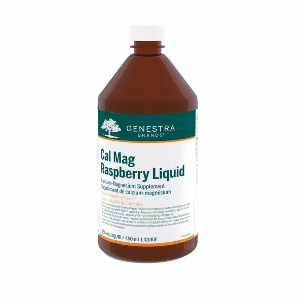 Genestra Cal Mag Raspberry Liquid (450 mL)
