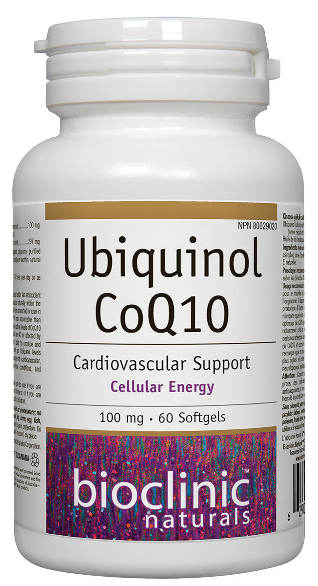 BioClinic Naturals Ubiquinol CoQ10 100mg (60softgels)