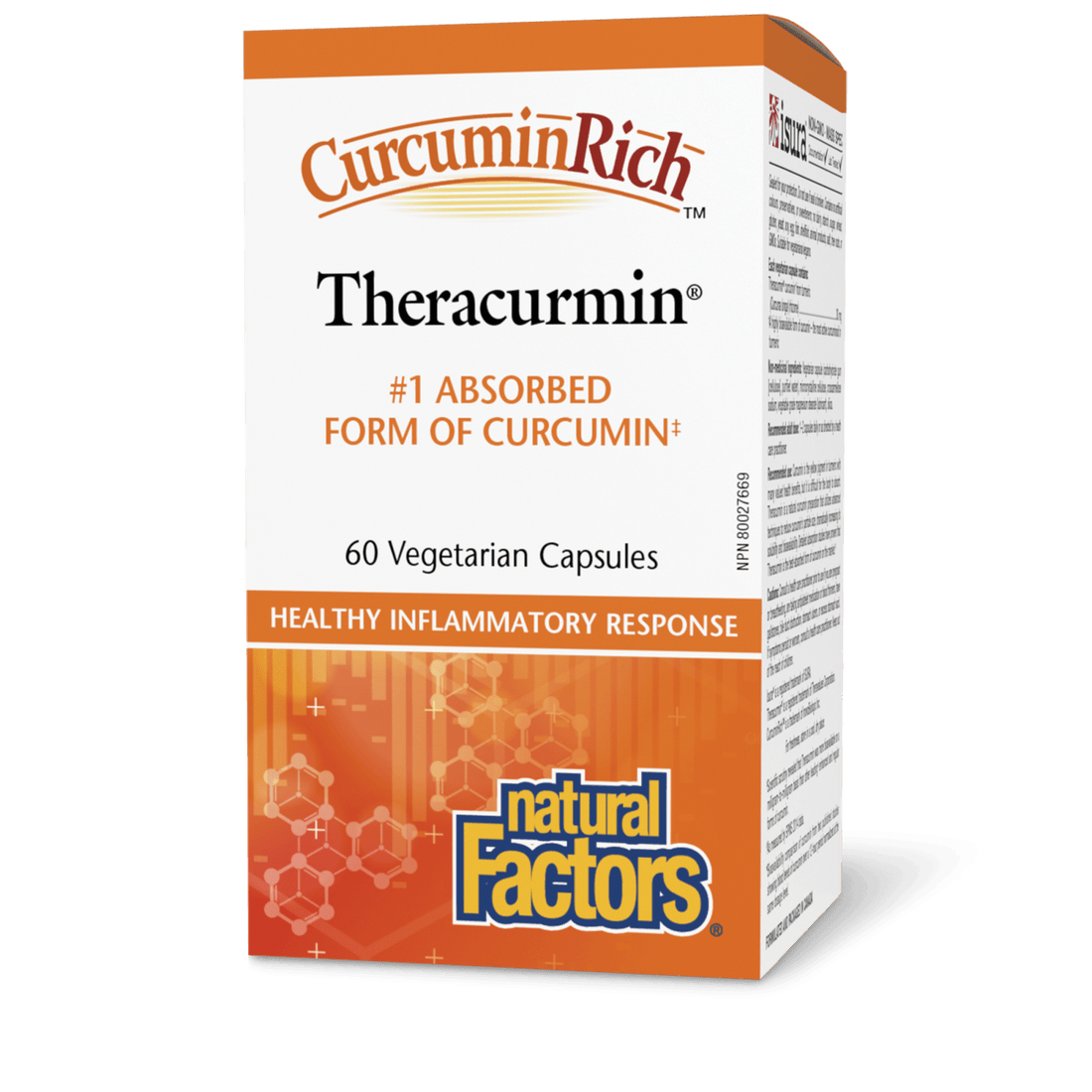 Natural Factors CurcuminRich Theracurmin 30 毫克（60 粒素食膠囊） 