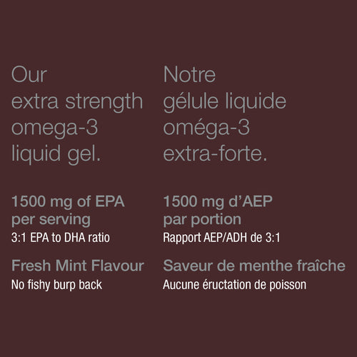 NutraSea® HP™ Omega-3 Liquid Gels, Fresh Mint (60 softgels)