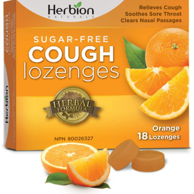 Herbion Sugar Free Orange Cough Lozenges (18's)