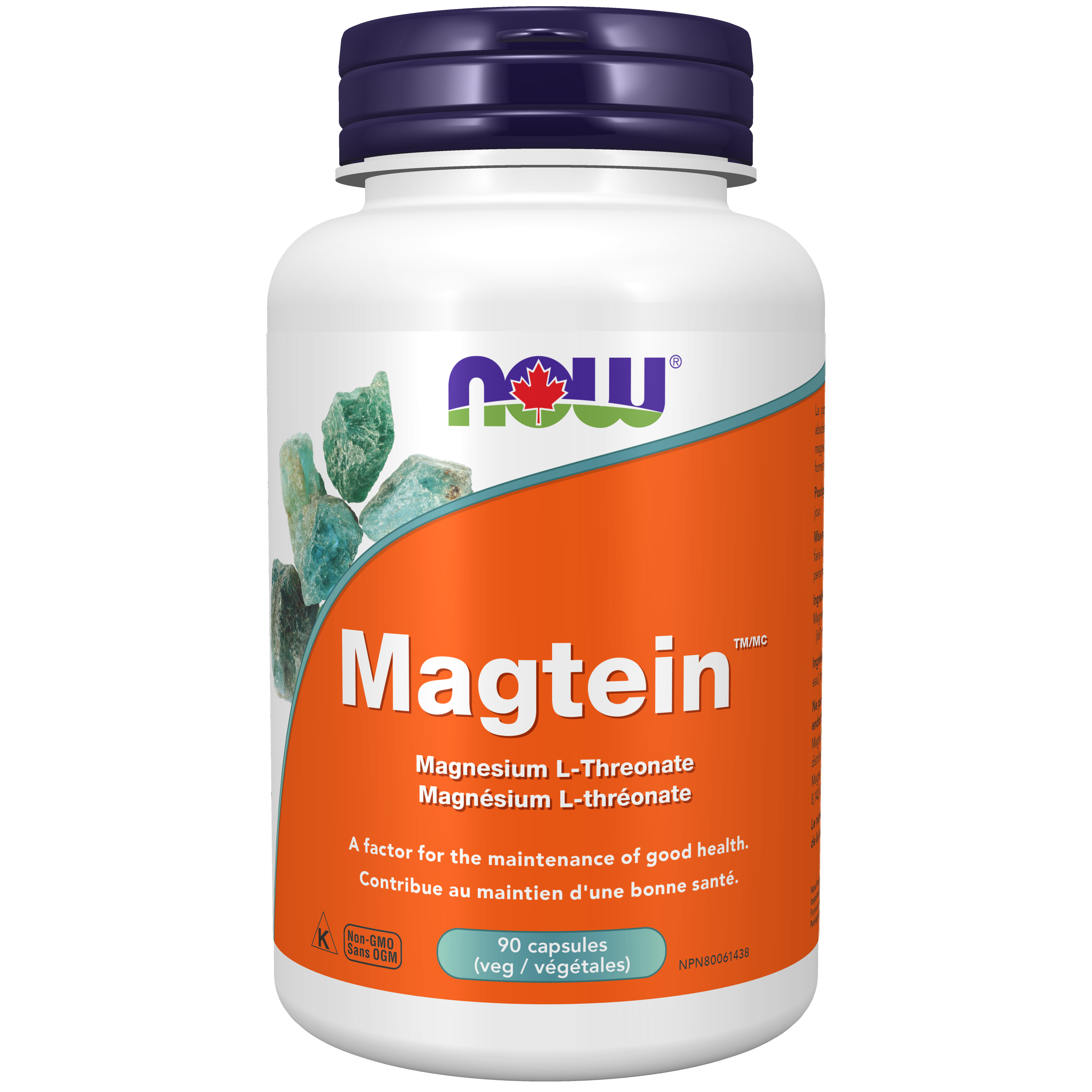 Now Magtein™ L-蘇糖酸鎂（90 粒素食膠囊）