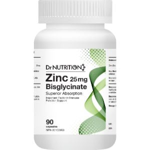 Dr Nutrition 360 Zinc bisglycinate 25mg (90 capsules)