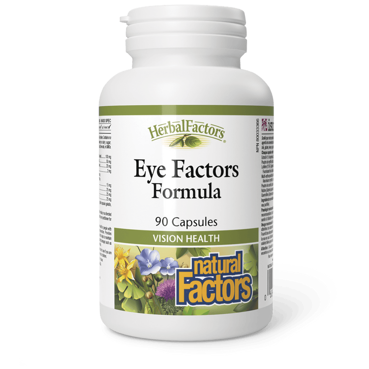 Natural Factors Eye Factors Formula, HerbalFactors  (90 Capsules)