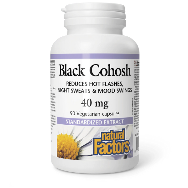 Natural Factors Black Cohosh Extract 40mg (90 Vcaps)