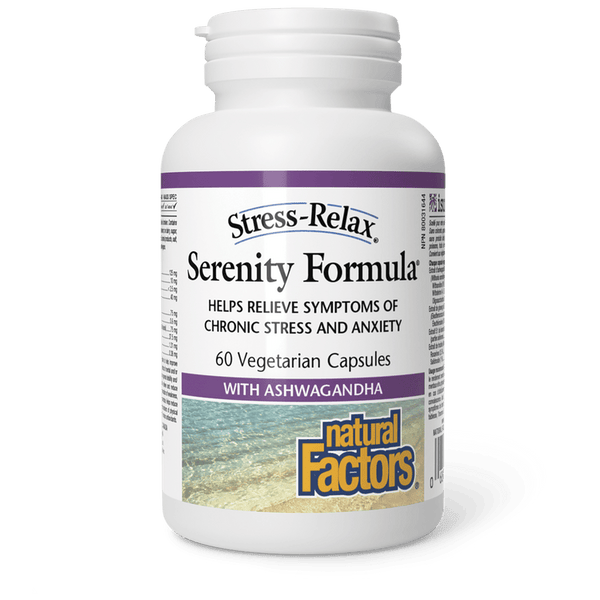 Natural Factors Stress-Relax Serenity Formula (60 Vegetarian Capsules)