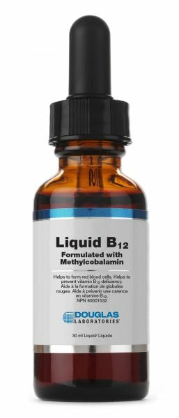 Douglas Laboratories 液體 B12，以甲鈷胺配製（30 mL）