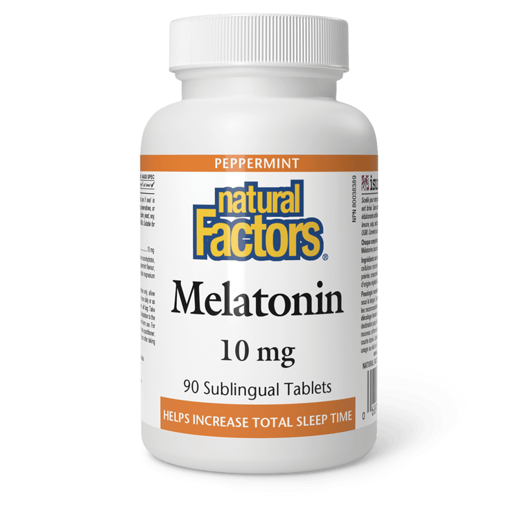 Natural Factors Melatonin 10mg (90 Sublingual Tablets)