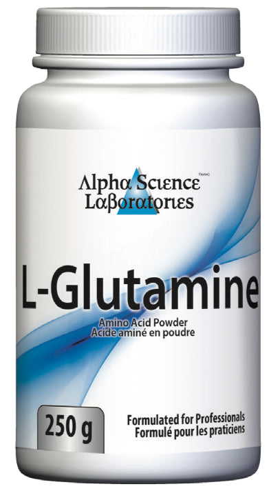 Alpha Science Laboratories L-麩醯胺酸 (250 | 500 g) - 用於緩解身體壓力的胺基酸