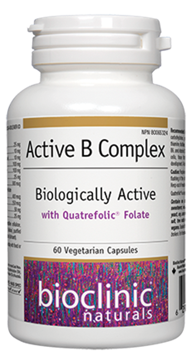 BioClinic Naturals 活性 B 複合物（60 粒）