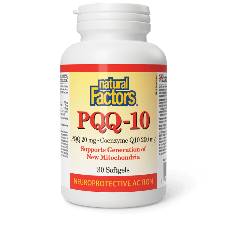 Natural Factors PQQ-10 20 mg  (30 Softgels)