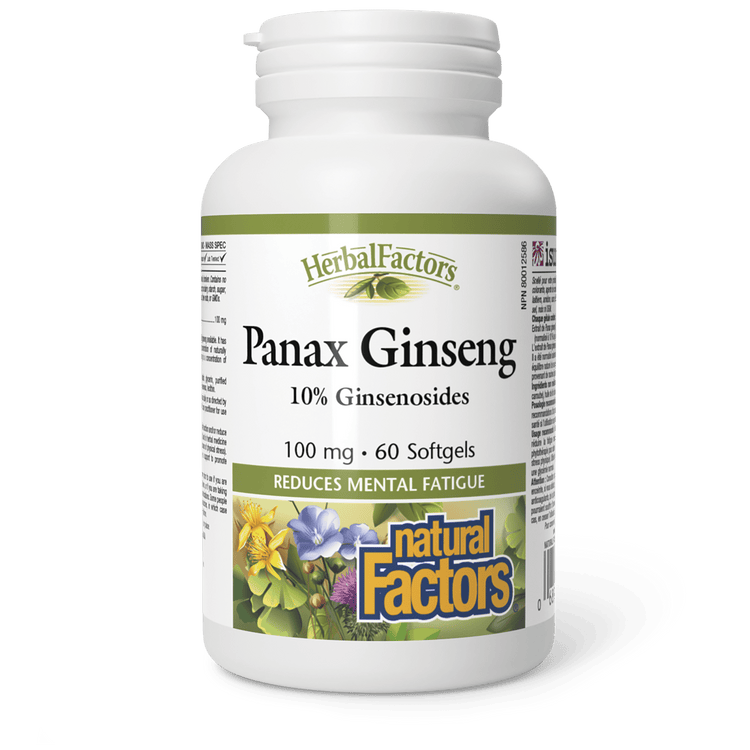 Natural Factors Panax Ginseng 100 mg (60 Softgels)