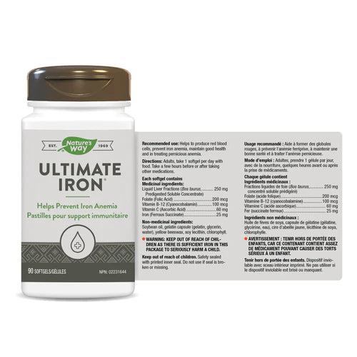 Nature's Way Ultimate Iron® (90 softgels)